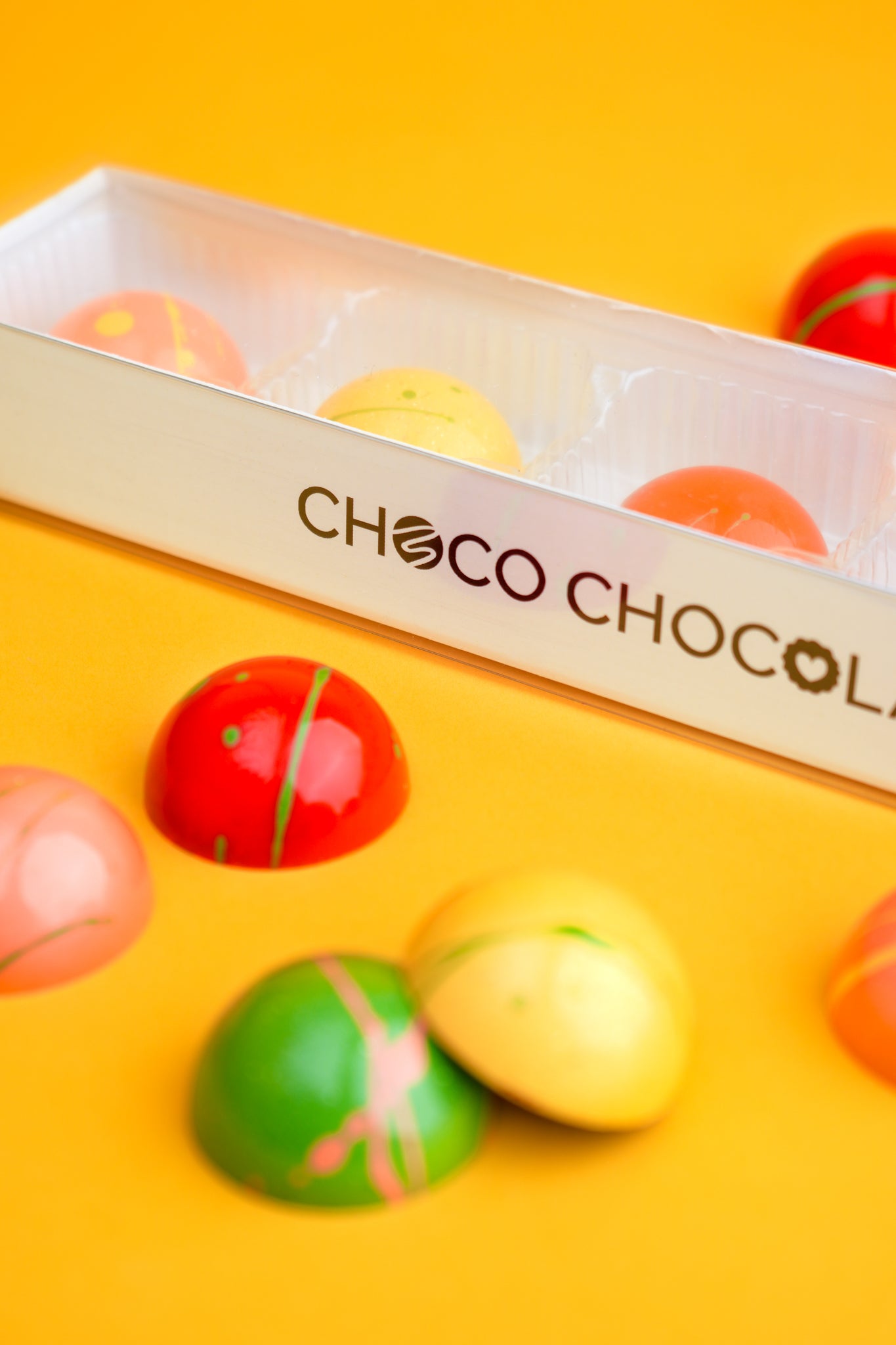 CHOCO CHOCOLAT BOÎTE DE 5 CHOCOLATS FINS JARDIN