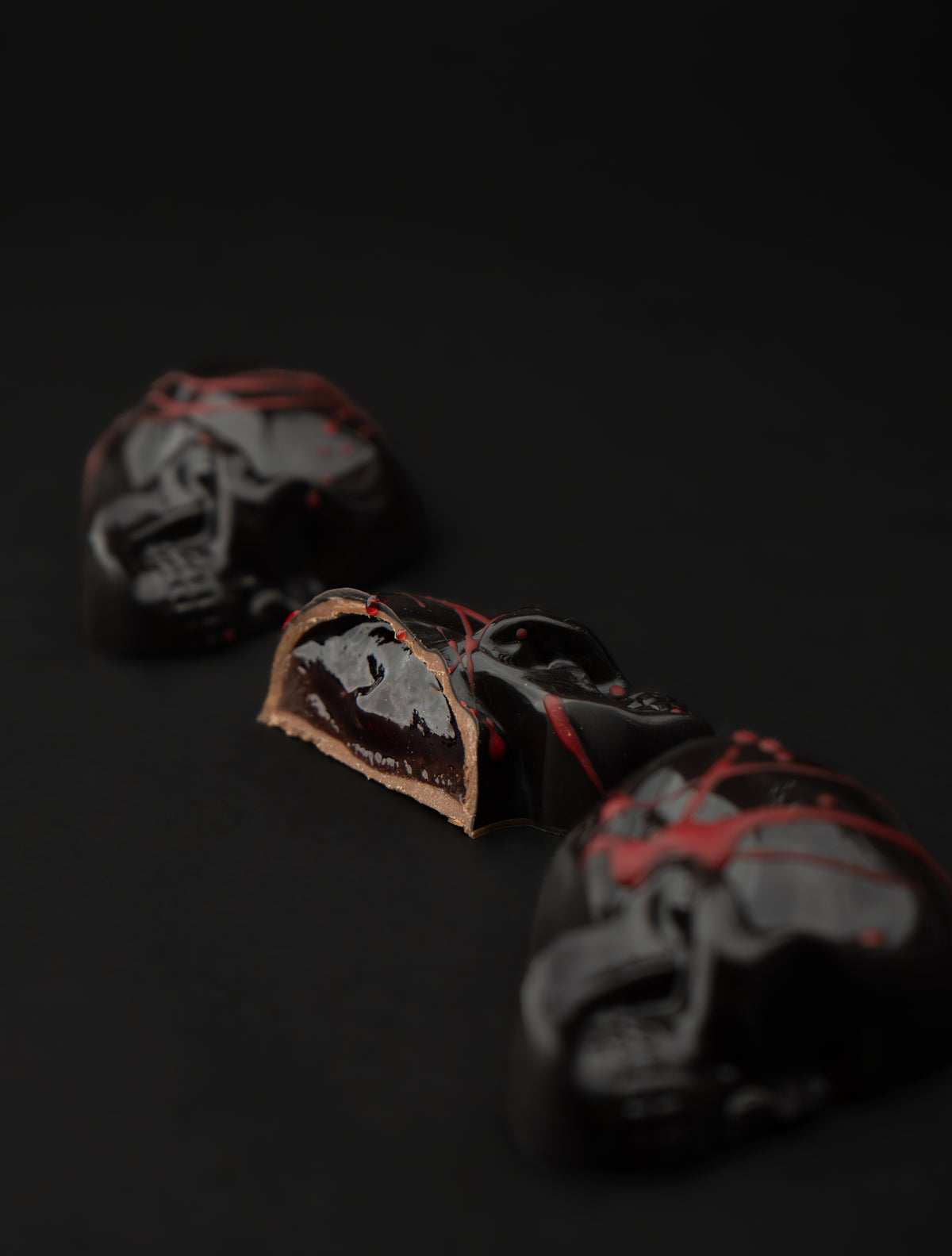 Crâne choco framboise