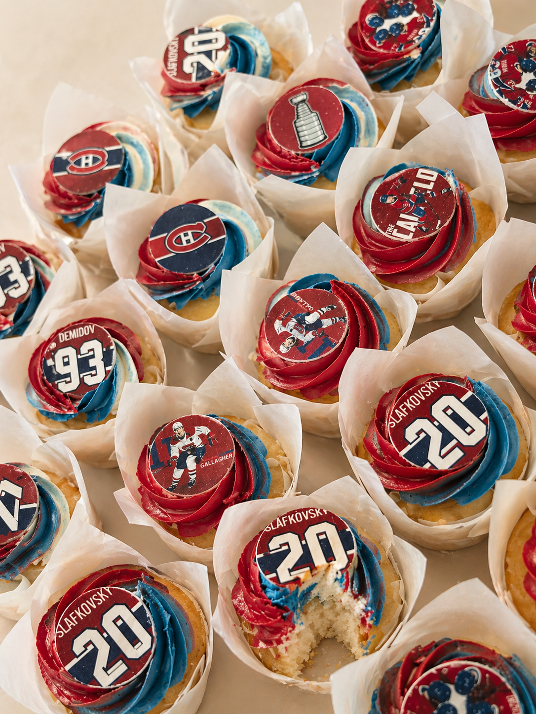 CUPCAKES CANADIENS SÉRIES BOÎTE DE 6